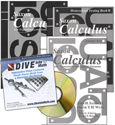 Saxon Calculus - Home School Bundle with DIVE CD (old)