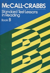 McCall-Crabbs Standard Test Lessons Reading Book B