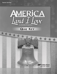 America: Land I Love - Quiz Key (old)