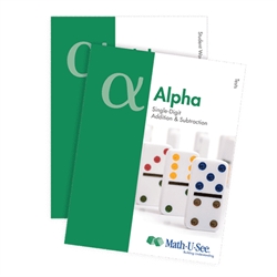 Math-U-See Alpha Student Pack