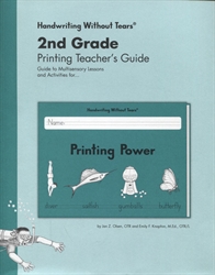 Handwriting Without Tears 2nd Grade Printing - Teacher's Guide