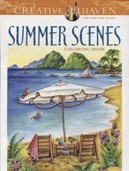 Creative Haven Summer Scenes - Coloring Book