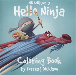 Hello Ninja Coloring Book