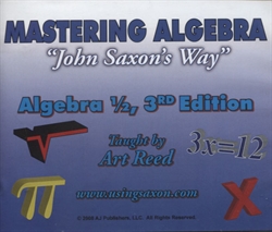 Mastering Algebra John Saxon's Way: Algebra 1/2, 3rd Edition