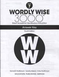Wordly Wise 3000 Book 7 - Answer Key