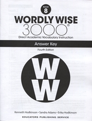 Wordly Wise 3000 Book 8 - Answer Key