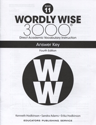 Wordly Wise 3000 Book 11 - Answer Key