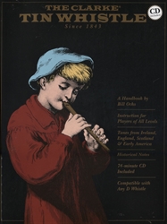 Clarke Tin Whistle - Book with CD