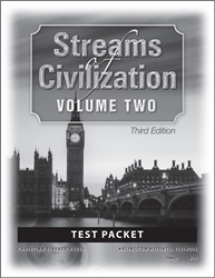 Streams of Civilization Volume Two Test Booklet Third Edition