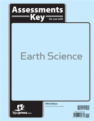 Earth Science - Assessments Answer Key