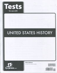 BJU Press U.S. History Grade 11 Test Pack (Fifth Edition)