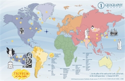 Trivium at the Table Placemats: Geography Cycle 1