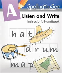 Spelling-You-See A - Instructor's Handbook