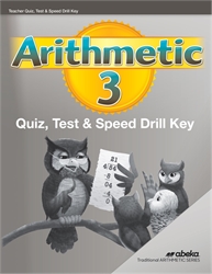 Arithmetic 3 - Tests/Speed Drills Key