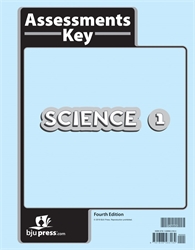 Science 1 - Tests Answer Key