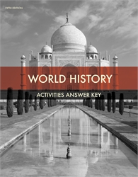 BJU Press World History Activities Answer Key (5th Edition)