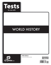 BJU Press World History Assessments (5th Edition)