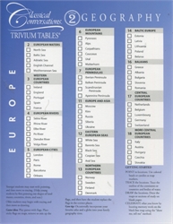 Trivium Tables Cycle 2 Geography