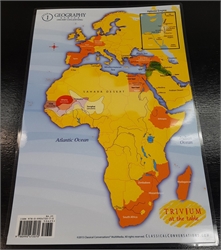 Trivium at the Table: Cycle 1 Geography - Africa Placemat