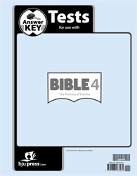 Bible 4 - Assessments Answer Key