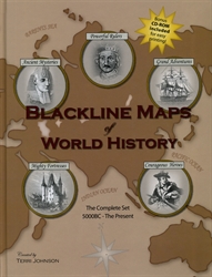 Blackline Maps of World History - The Complete Set with CD-ROM