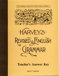 Harvey's Revised English Grammar - Answer Key