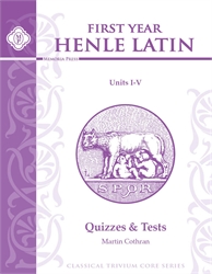 Henle First Year Latin Units I-V - Quizzes & Tests