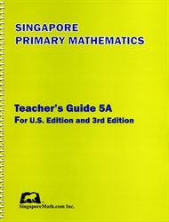 Primary Mathematics 5A - Teacher's Guide