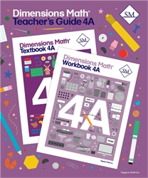 Dimensions Math 4A - Teacher's Guide