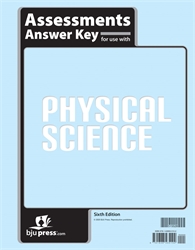 Physical Science - Assessments Answer Key