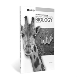 Exploring Creation with Biology Solutions and Test Manual (3rd Edition)