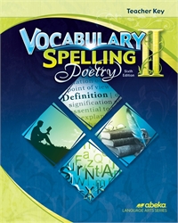 Vocabulary, Spelling, Poetry II - Teacher Edition