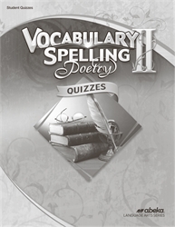 Vocabulary, Spelling, Poetry II - Quiz Book