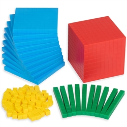 Plastic Base Ten Cubes