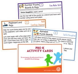 MFW Pre-K Activity Cards