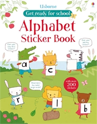 Usborne Get Ready For School Alphabet Sticker Book