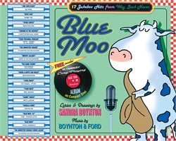 Blue Moo - book with CD