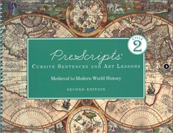 Prescripts Cursive Sentences and Art Lessons: Medieval to Modern World History
