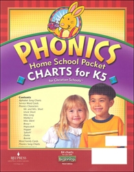 K5 Beginnings - Phonics Charts Homeschool Packet