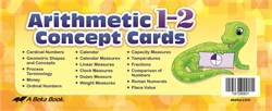 Arithmetic 1-2 Concept Cards