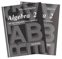 Saxon Algebra 2 - Home Study Packet
