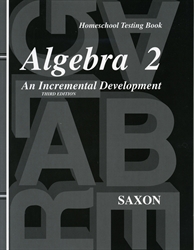 Saxon Algebra 2 - Test Forms