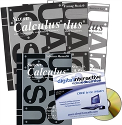 Saxon Calculus - Home School Bundle with DIVE CD
