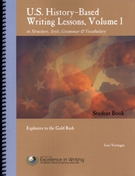 U.S. History-Based Writing Lessons Volume 1 - Student Book (old)