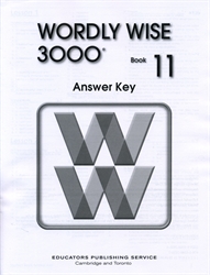 Wordly Wise 3000 Book 11 - Answer Key (old)