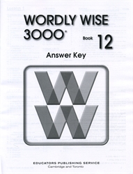 Wordly Wise 3000 Book 12 - Answer Key (old)