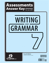 Writing & Grammar 7 - Assessments Answer Key