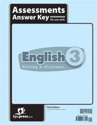 English 3 - Assessments Answer Key