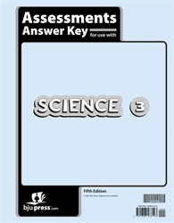 Science 3 - Assessments Answer Key