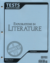Explorations in Literature - Tests Answer Key (really old)